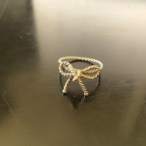 Tiffany Cable Twist Bow Ring in Sterling Silver
